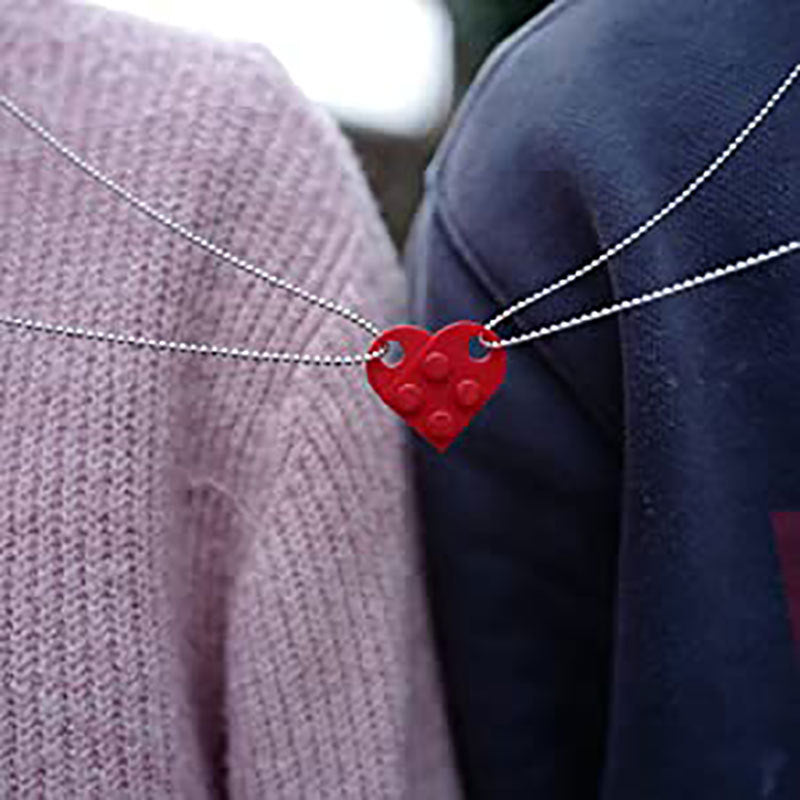 Charming Heart Necklace Set for Couples - Perfect Valentine's Day Gift!