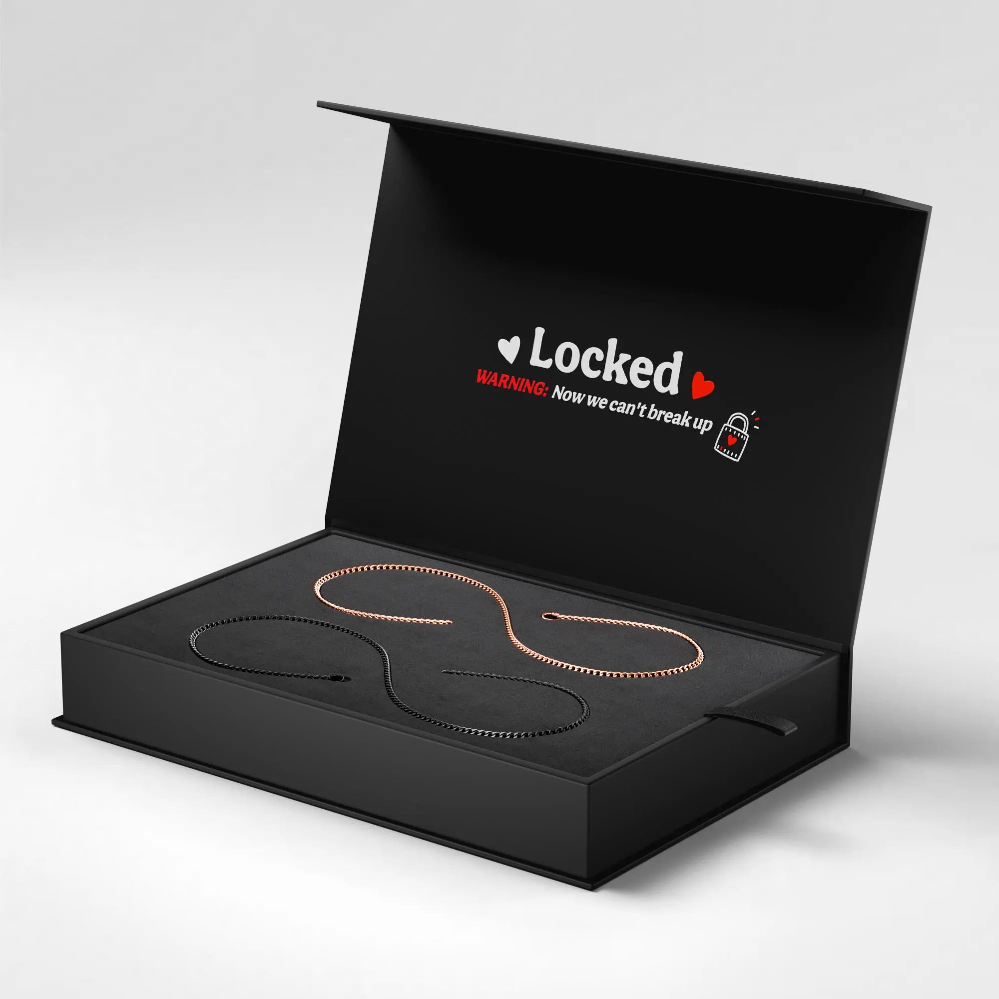 Locked Unisex Couples Bracelets with Permanent Clasp – The Ultimate Gift for Anniversaries and Birthdays, Adjustable to Fit Any Wrist!