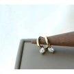 Elegant Single Diamond Earring, Japanese Exquisite Temperament, Simple and Versatile, 9K Gold, Ok629