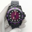 Men'S Watch Automatic Mechanical Watch Movement Sapphire Glass Waterproof Crown Black Fashion Watch