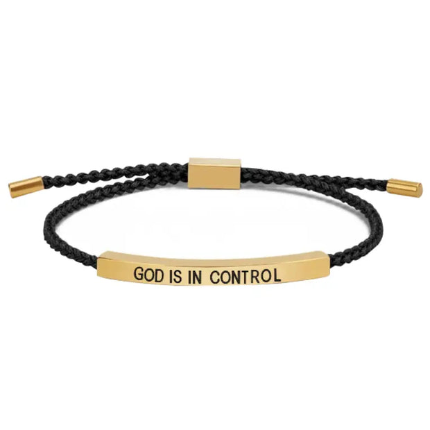 Stylish Handmade Bracelets with Empowering Messages - Adjustable Cord Design for Unisex Wear