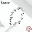 Stackable Finger Rings for Women 925 Sterling Silver Flower Branch Vine Ring CZ Statement Jewelry Female Bague SCR625
