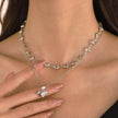 Elevate Your Style with the JO WISDOM Dainty Crystal Heart Pendant Necklace for Women - Perfect Gift for Any Occasion!