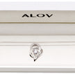 ALOV Jewelry Sterling Silver I Love You to the Moon and Back Love Heart Cubic Zirconia Pendant Necklace