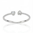Charming Heart You Bangle Bracelet - Elevate Your Style with Elegance