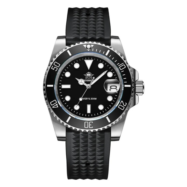 Stainless Steel Watch Men'S European and American Business Leisure Quartz Watch Waterproof Outdoor Sports Watch