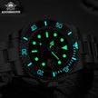 Fashion Watch Stainless Steel Diver Watch 200M C3 Super Luminous Sport Luxury Watch Reloj Hombre Quartz Men Watch