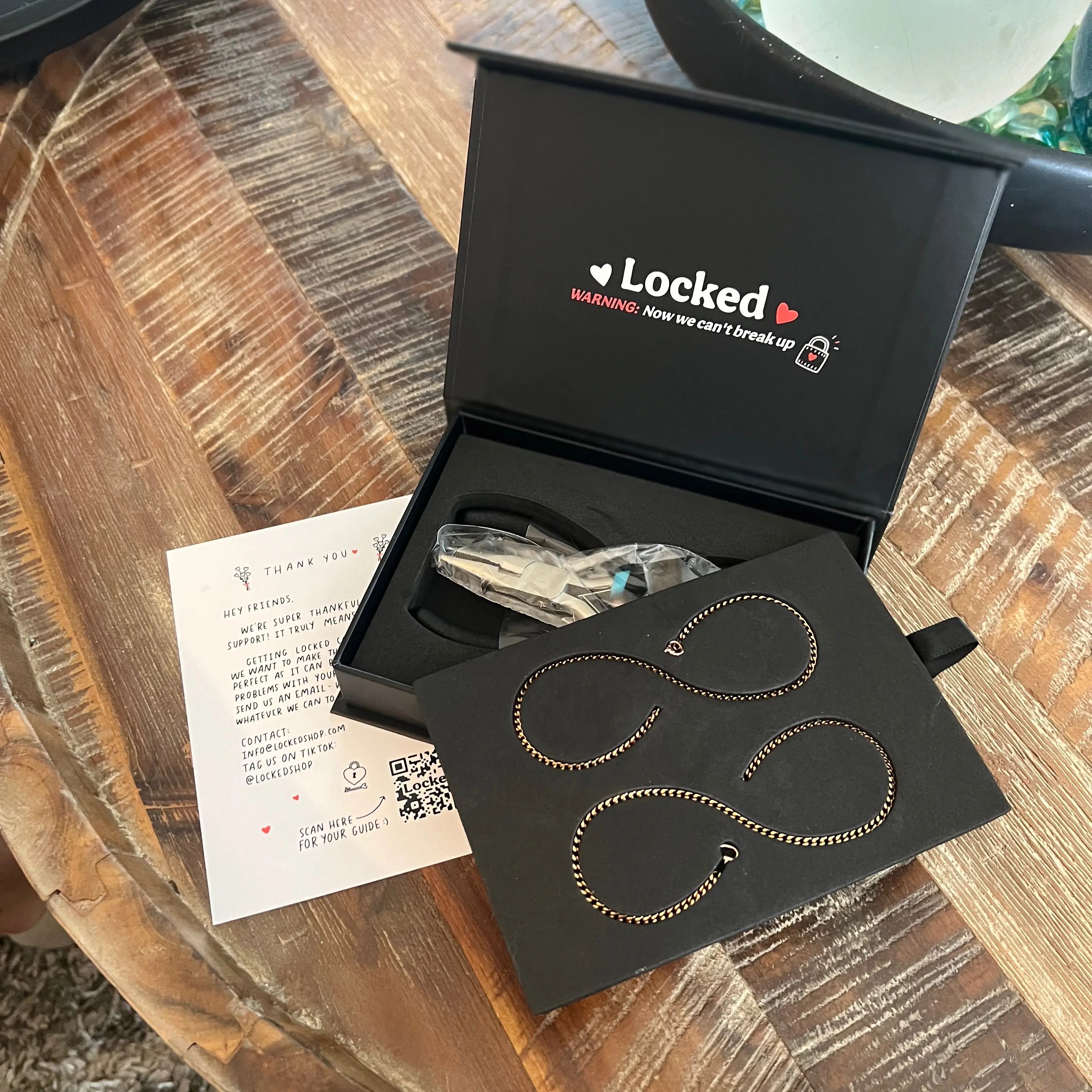 Locked Unisex Couples Bracelets with Permanent Clasp – The Ultimate Gift for Anniversaries and Birthdays, Adjustable to Fit Any Wrist!