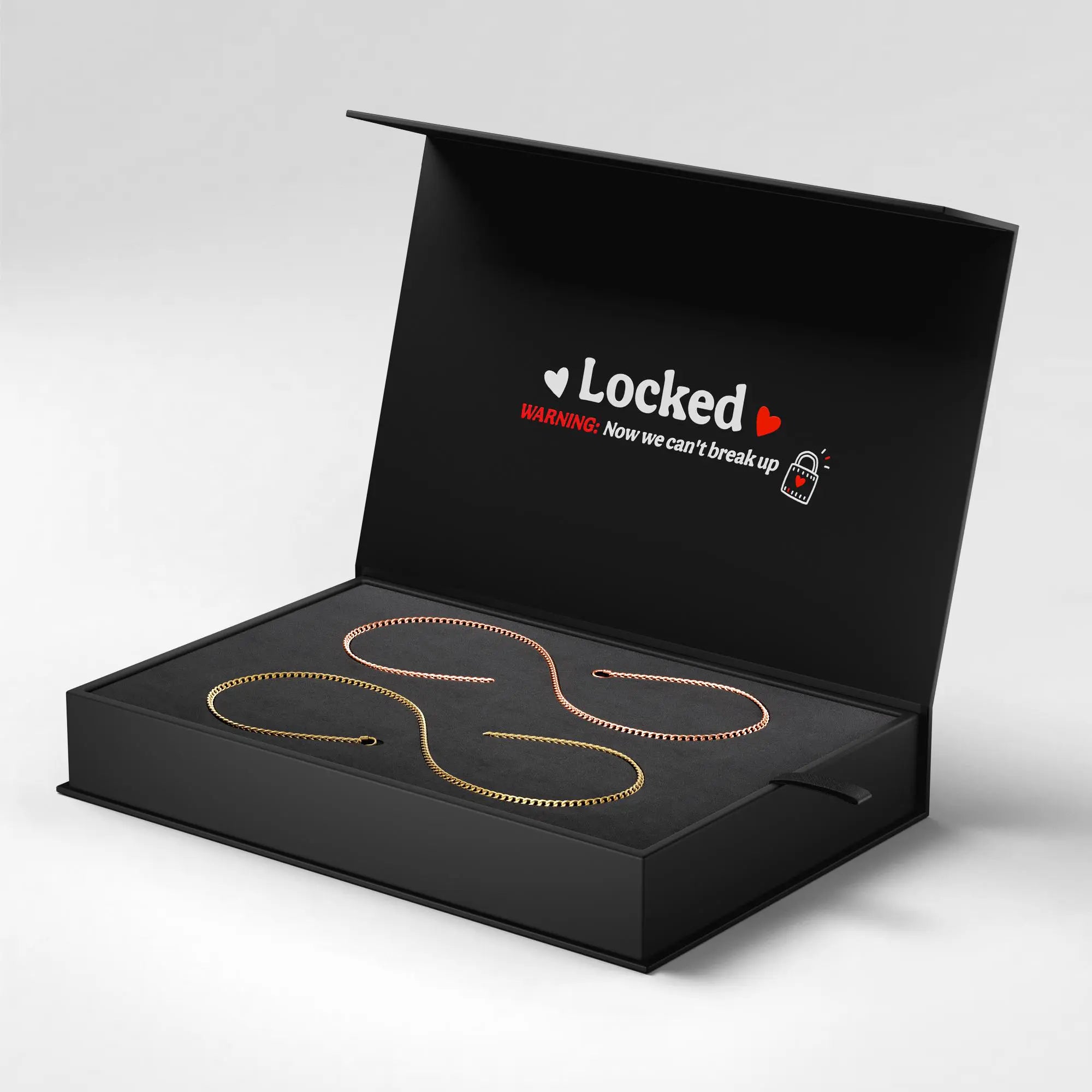 Locked Unisex Couples Bracelets with Permanent Clasp – The Ultimate Gift for Anniversaries and Birthdays, Adjustable to Fit Any Wrist!