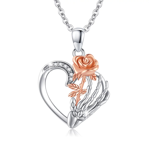 Stunning Sunflower Heart Pendant Necklace in 925 Sterling Silver - Perfect Gift for Women, Daughters, Moms & More!