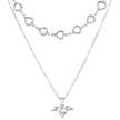 Elevate Your Style with the JO WISDOM Dainty Crystal Heart Pendant Necklace for Women - Perfect Gift for Any Occasion!