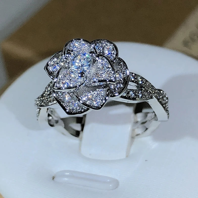 Eternal Rose Diamond Ring 🌹