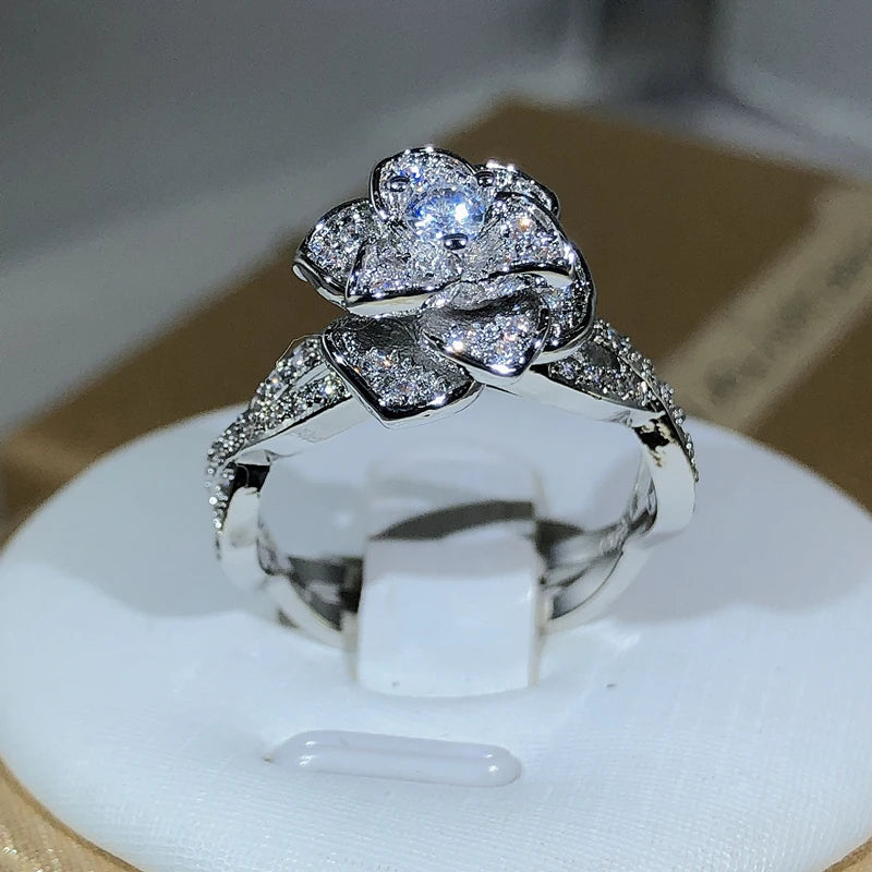 Eternal Rose Diamond Ring 🌹