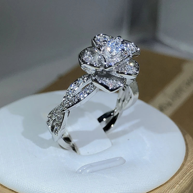 Eternal Rose Diamond Ring 🌹