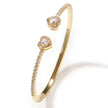 Charming Heart You Bangle Bracelet - Elevate Your Style with Elegance