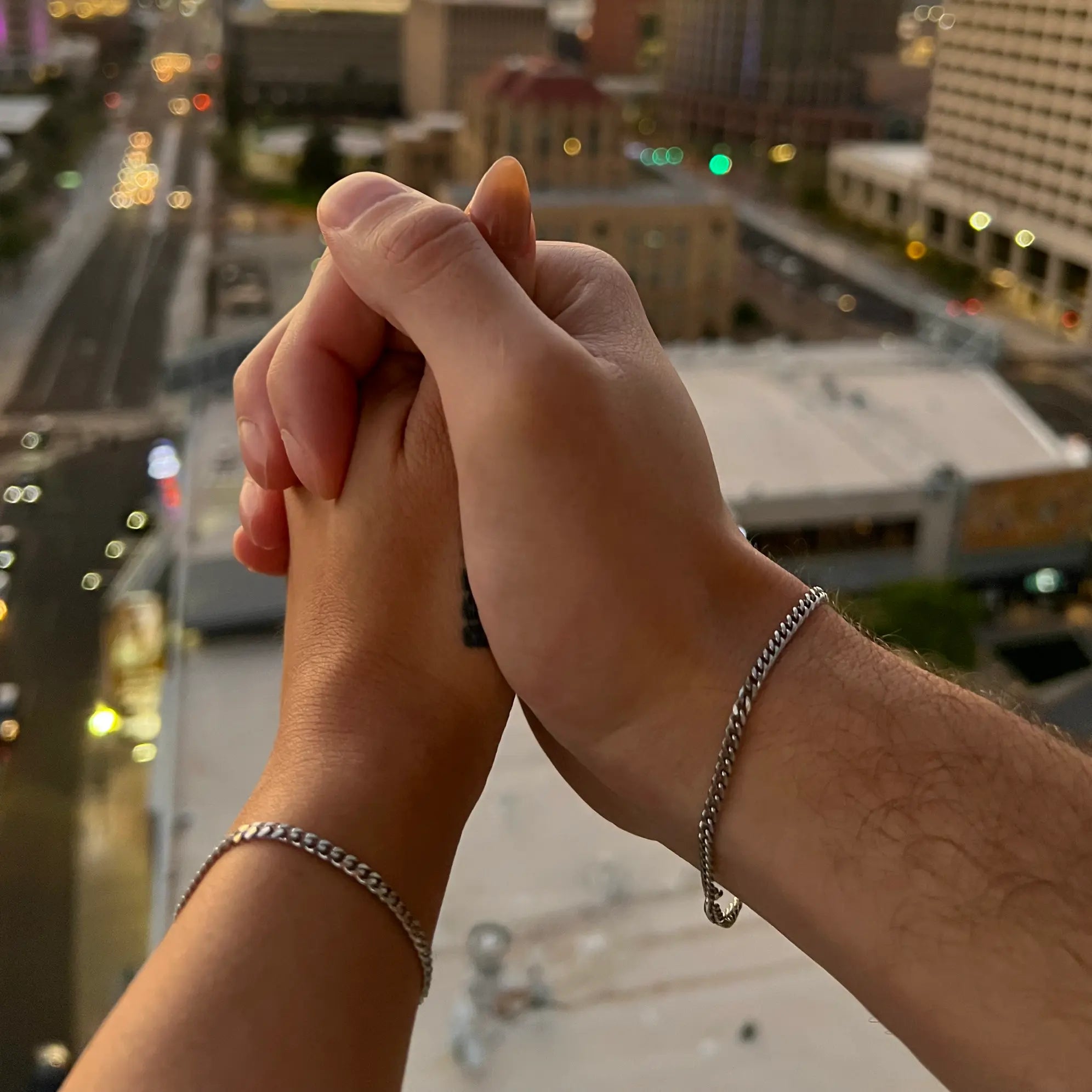 Locked Unisex Couples Bracelets with Permanent Clasp – The Ultimate Gift for Anniversaries and Birthdays, Adjustable to Fit Any Wrist!