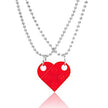 Charming Heart Necklace Set for Couples - Perfect Valentine's Day Gift!