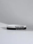 2 Pack of GOD IS FIRST, I AM SECOND Motivational Bracelets - Thin Style Religious Accessories for All Occasions