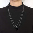 Charming Heart Necklace Set for Couples - Perfect Valentine's Day Gift!