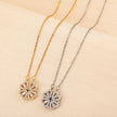 Charming Four-Leaf Clover Pendant Necklace in Elegant Rose Gift Box - Perfect Gift for Her