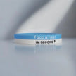 2 Pack of GOD IS FIRST, I AM SECOND Motivational Bracelets - Thin Style Religious Accessories for All Occasions